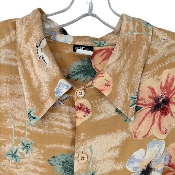 Garth Brooks Vintage 90s Hawaiian Shirt Two Pina Coladas Patch Size L Body Code - Picture 6 of 12